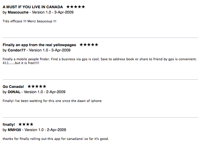 YellowPages.ca Reviews