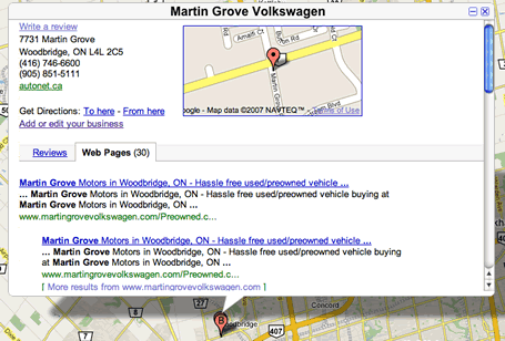 Martin Grove Volkswagen on Google