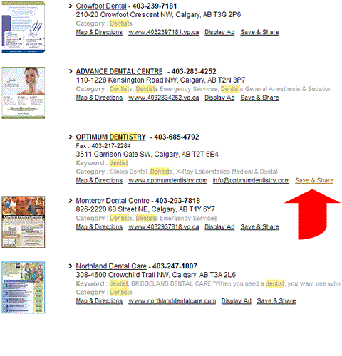 Dentists in Calgary as Seen on YellowPages.ca