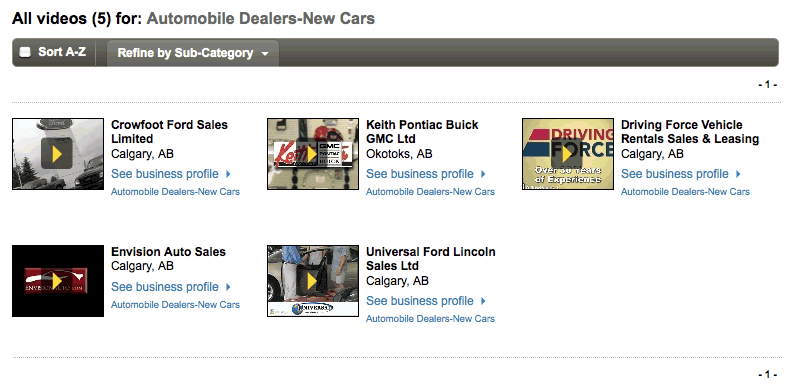 Category Refinement for Video Portal