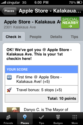 FourSquare Apple Store Waikiki