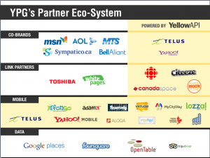 The YPG Canada partner eco-system to ensure that Canadian SMB's get as much exposure to consumers as possible.